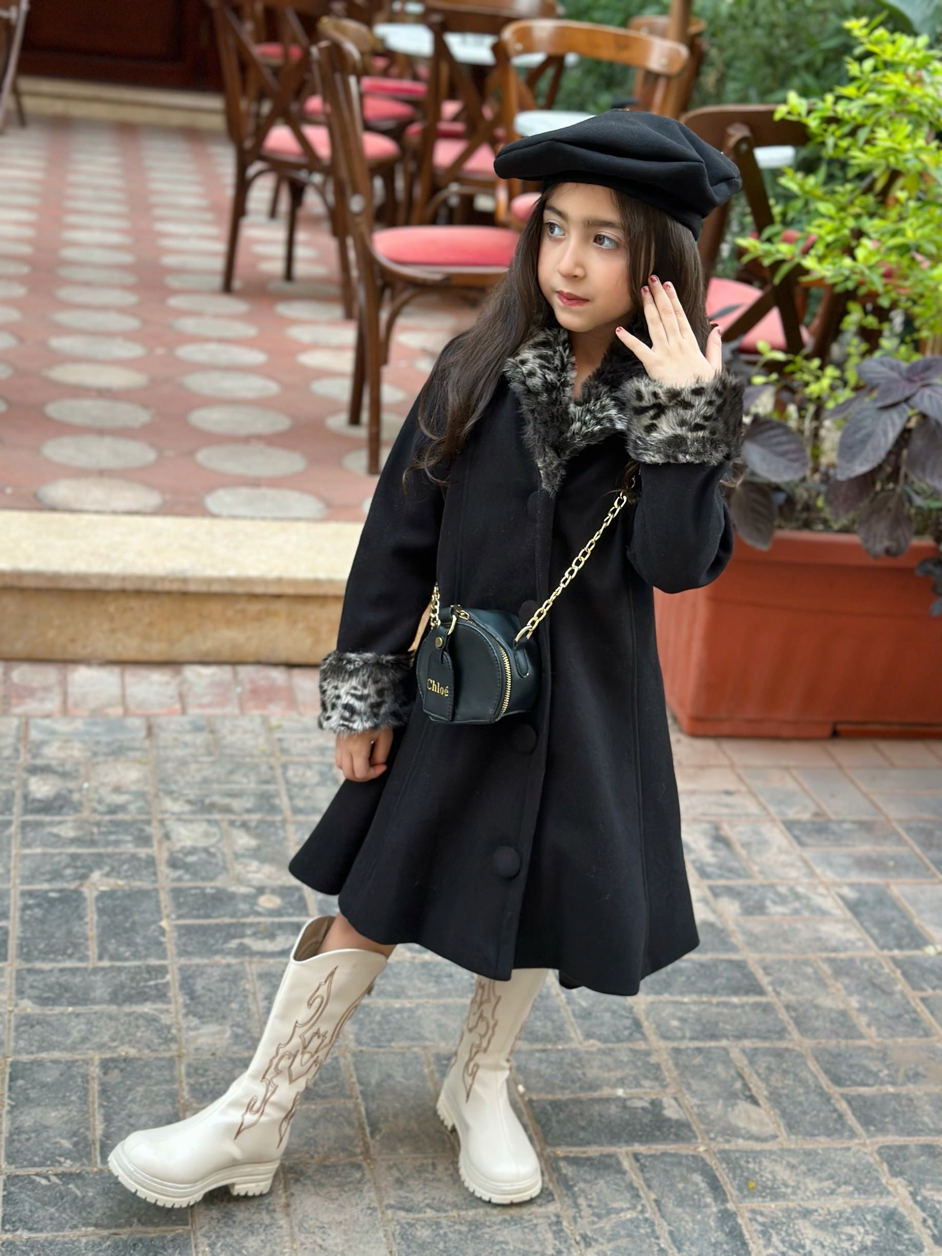 Coat dress with Hat